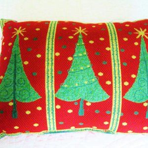 Tapestry Pillow Christmas Toss Decorative Pillow 17" X 12.5"
